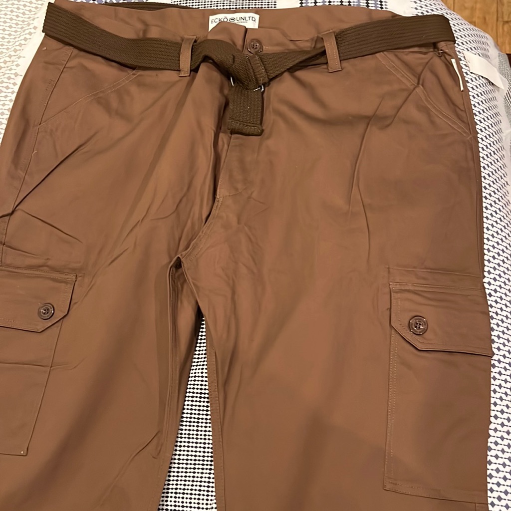 Ecko Unlimited Cargo Pants With Belt Brand New With Tags